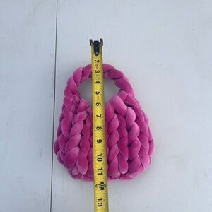 9x9 Braided Mini Handbag - Pink
